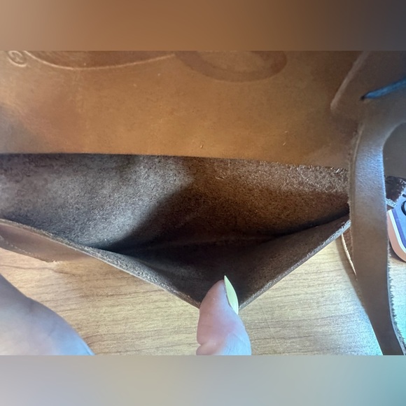 Pepsi Cola Traverse Tan Leather Cord Organizer with Pocket - Picture 6 of 6